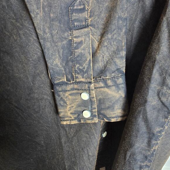 NWT Rafter C Cowboy Collection Button-Up-Black-Kid's‎ XL - Picture 4 of 8